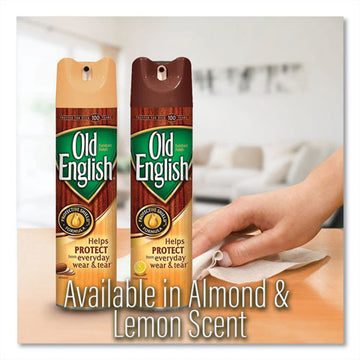 OLD ENGLISH® Furniture Polish, Almond Scent, 12.5 Oz Aerosol Spray, 12-carton freeshipping - TVN Wholesale